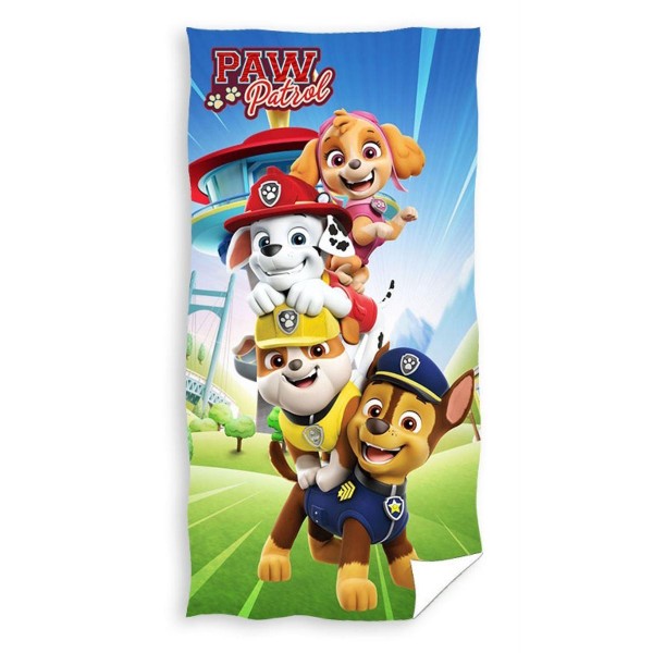 Πετσέτα Θαλάσσης Παιδική Microfiber 70x140εκ. Paw Patrol 20 Sky Blue Nickelodeon DimCol