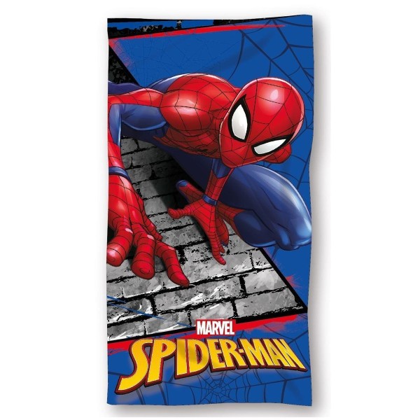 Πετσέτα Θαλάσσης Παιδική Microfiber 70x140εκ. Spiderman 97 Blue Marvel DimCol