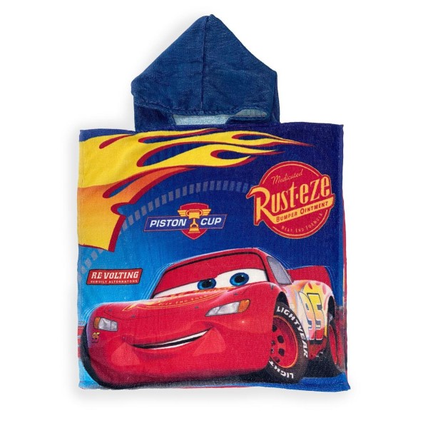 Πόντσο Παιδικό Microfiber 50x100εκ. Cars 23 Blue Disney DimCol