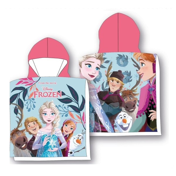 Πόντσο Παιδικό Microfiber 50x100εκ. Frozen 27 Sky Blue Disney DimCol