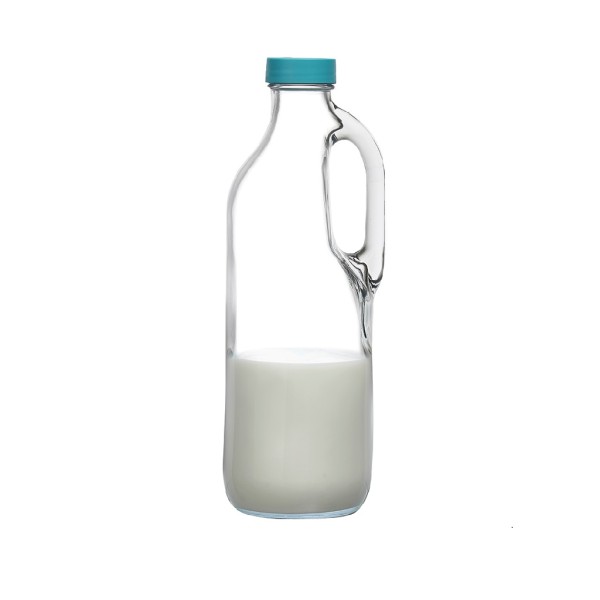 BASIC BOTTLE W/BLUE LID 1400ML H:29 D:10CM P/216 OB6/PR.BC. | Συσκευασία 6 τμχ