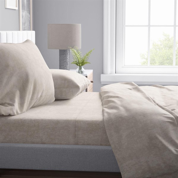 Παπλωματοθήκη Polycotton Μονή 160x240εκ. Shadow 11 Beige DimCol