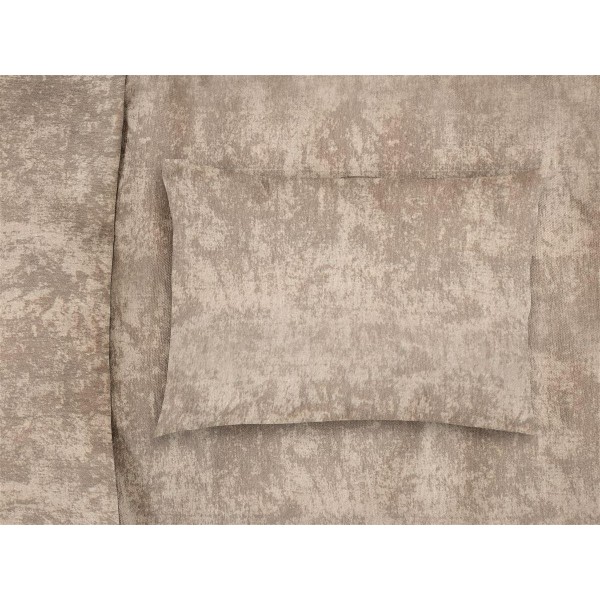 Μαξιλαροθήκη Polycotton 50x70εκ. Shadow 12 Mocca DimCol