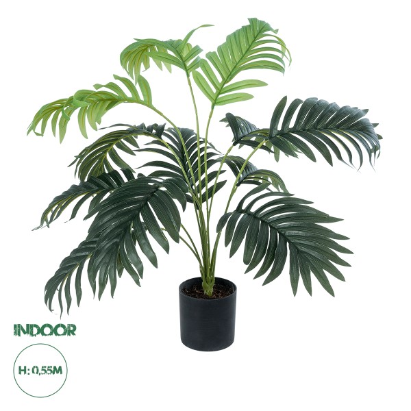 GloboStar® Artificial Garden ARECA PALM 20926 Διακοσμητικό Φυτό Αρέκα Υ55cm