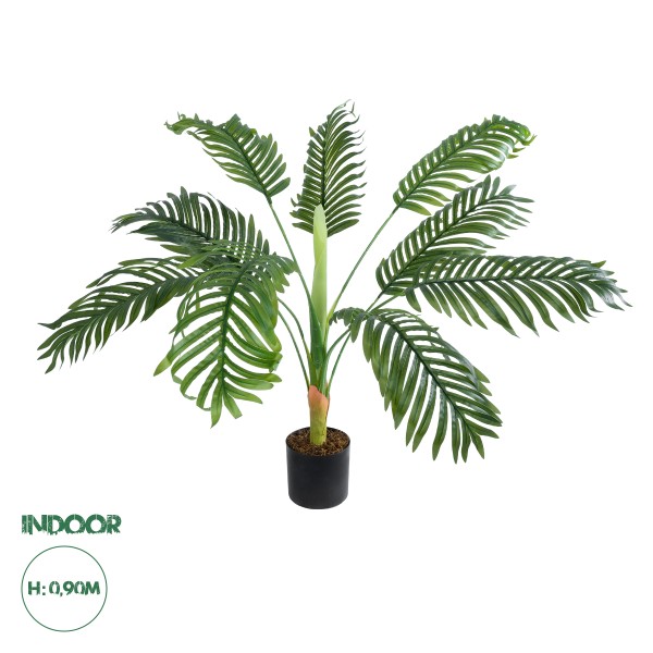 GloboStar® Artificial Garden ARECA PALM 20926 Διακοσμητικό Φυτό Αρέκα Υ90cm