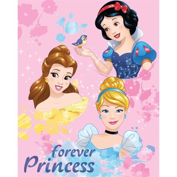 Κουβέρτα Κούνιας Fleece 120x150εκ. Princess 045 Digital Print Disney DimCol