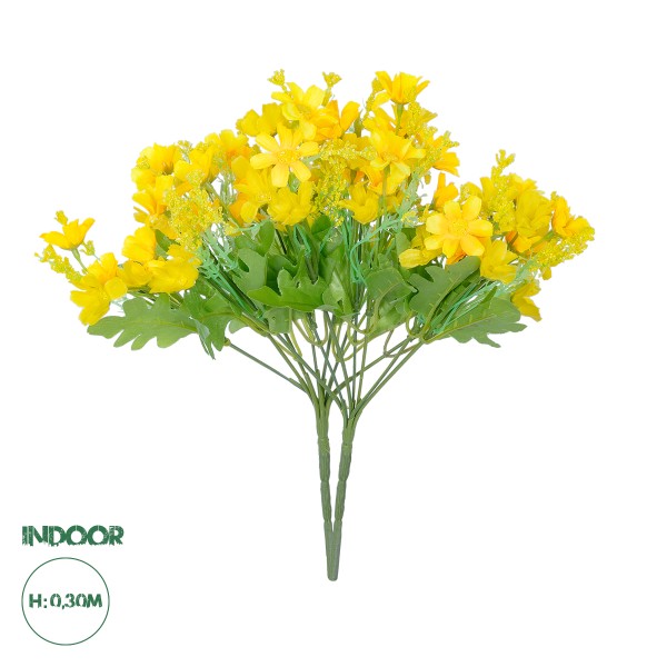 GloboStar® Artificial Garden CHRYSANTHEMUM BRANCH 21134 Τεχνητό Διακοσμητικό Κλαδί Χρυσάνθεμου Y30cm Σετ 2 τεμαχίων