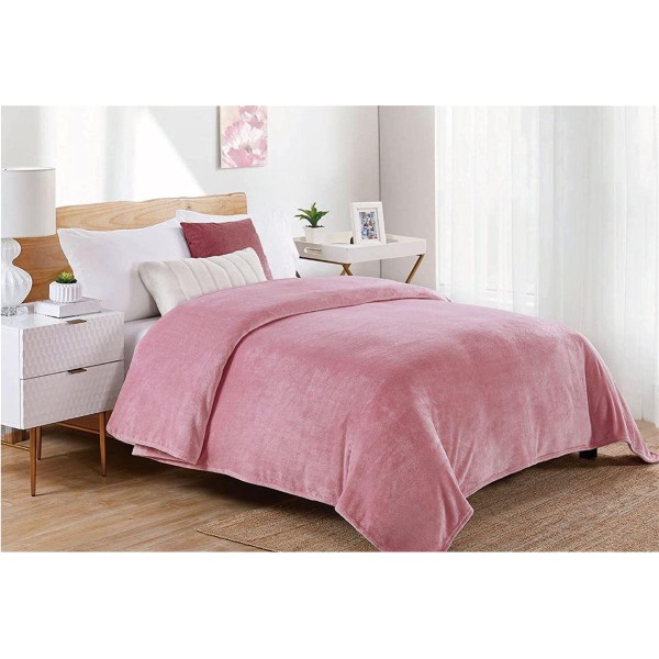 Κουβέρτα Coral Fleece 220x240εκ. Cashmere Pink 01 DimCol