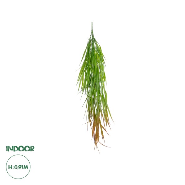 GloboStar® Artificial Garden HANGING CORN GRASS  20826 Τεχνητό Διακοσμητικό Κρεμαστό κλαδί Καλαμπόκι Μ23 x Π10 x Υ91cm