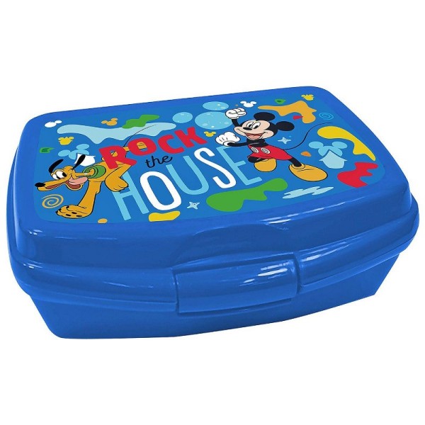 Δοχείο Φαγητού Πλαστικό Mickey 600ml-16,5x12,5x6εκ. Disney 50-2492