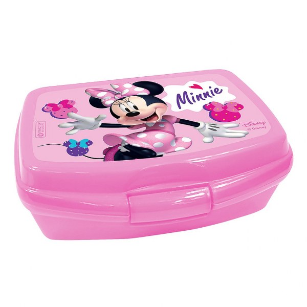 Δοχείο Φαγητού Πλαστικό Minnie 600ml-16,5x12,5x6εκ. Disney 50-2489