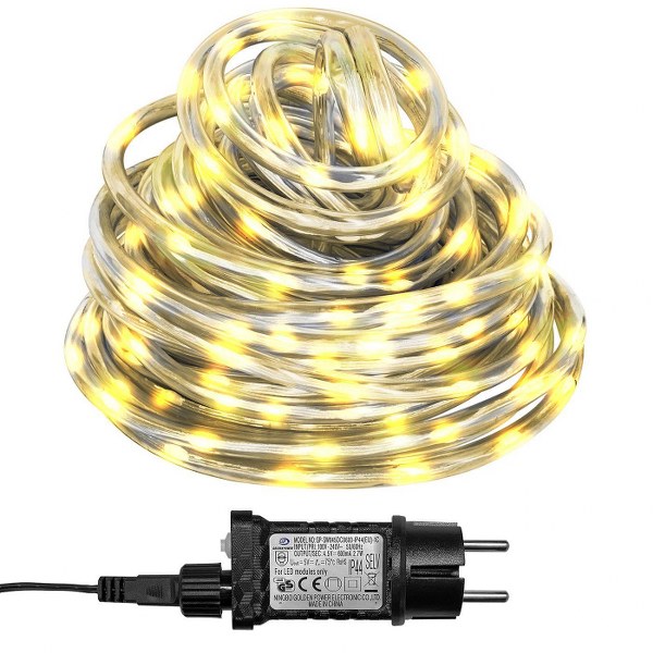 Φωτοσωλήνας 400 Led-20μ. Θερμό Λευκό Φως Με Πρόγραμμα Xmas fest 93-3493