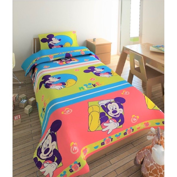 Κουβερλί Micropercalle Μονό 170x260εκ. Disney Mickey 657 Digital Print Dimcol