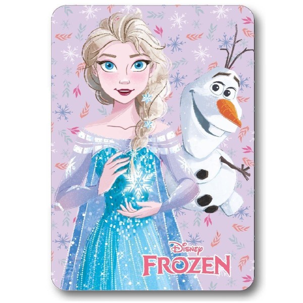 Κουβέρτα Κούνιας Fleece 100x140εκ. Home Frozen 01 Lilac Digital Print Disney DimCol