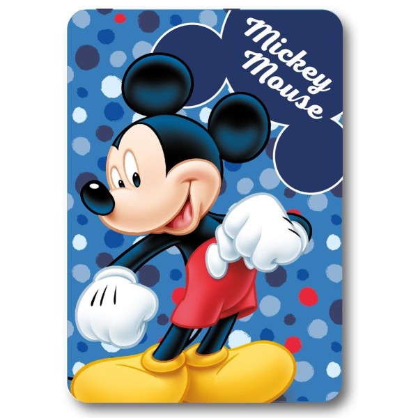 Κουβέρτα Κούνιας Fleece 100x140εκ. Home Mickey 28 Blue Digital Print Disney DimCol