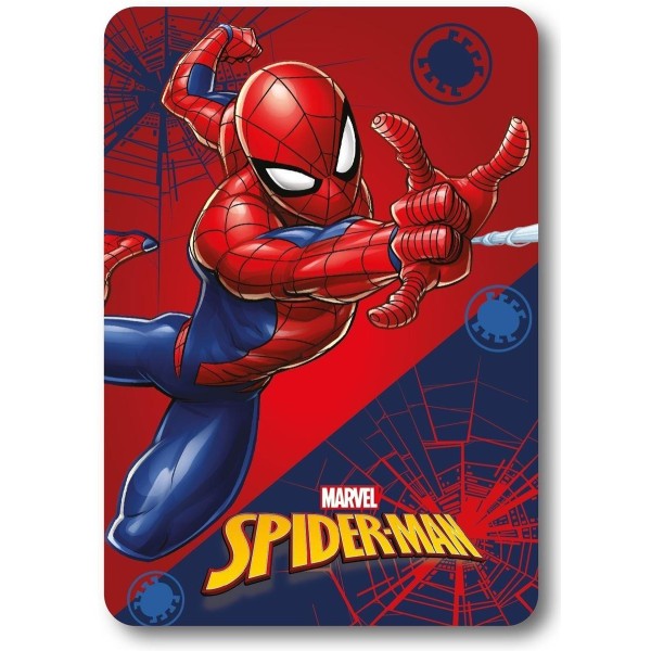 Κουβέρτα Κούνιας Fleece 100x140εκ. Marvel Spiderman 23 Red Digital Print DimCol