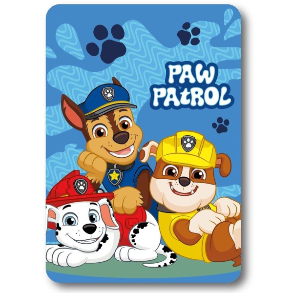 Κουβέρτα Κούνιας Fleece 100x140εκ. Paw Patrol 62 Blue Digital Print Nickelodeon DimCol