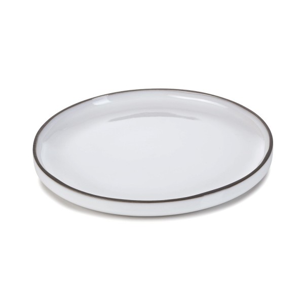 CARACTERE WHITE CUMULUS DESSERT PLATE 21X21X2CM | Συσκευασία 4 τμχ