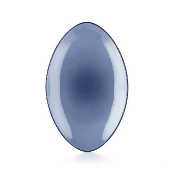 EQUINOXE CIRRUS BLUE OVAL PLATE 35CM | Συσκευασία 4 τμχ