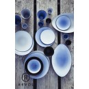 EQUINOXE CIRRUS BLUE OVAL PLATE 35CM | Συσκευασία 4 τμχ