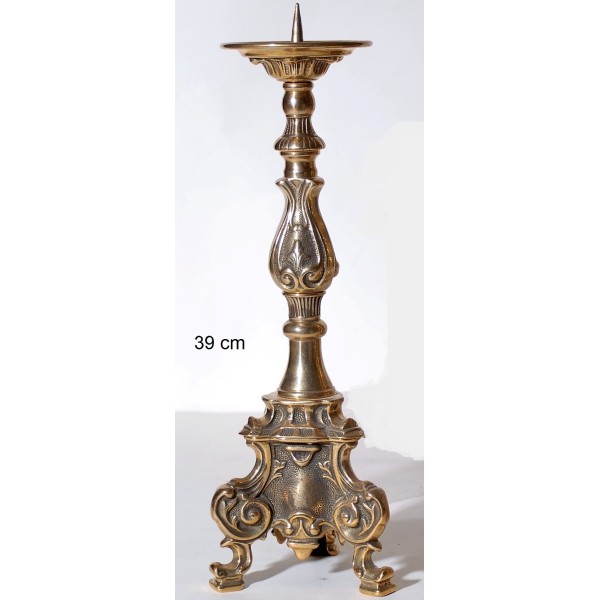 Κηροπήγιο Barocco Venezia Μπρούτζινο Royal Art 39εκ. STL186GL