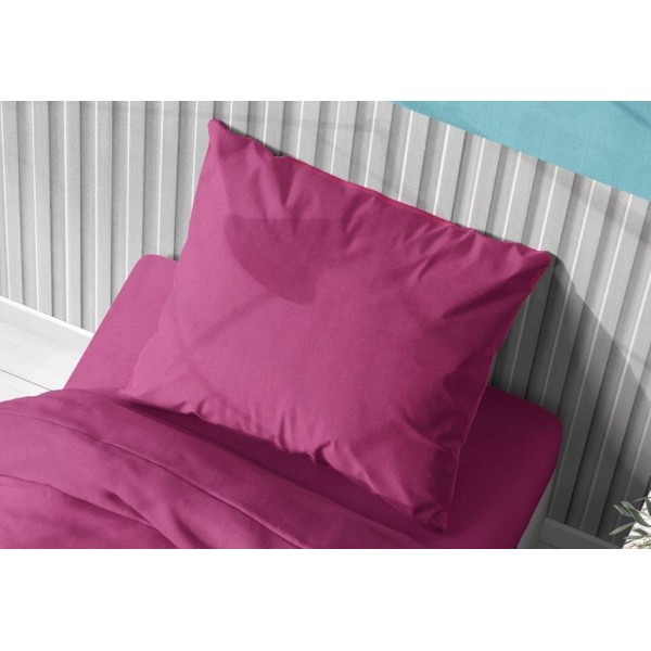 Μαξιλαροθήκη Φάκελος Βαμβακερή 50x70εκ. Solid 499 Fuchsia Dimcol