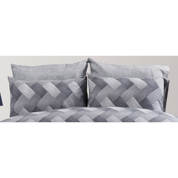 Μαξιλαροθήκη Φάκελος Polycotton 50x70εκ. Αλκμήνη 452  Grey DimCol