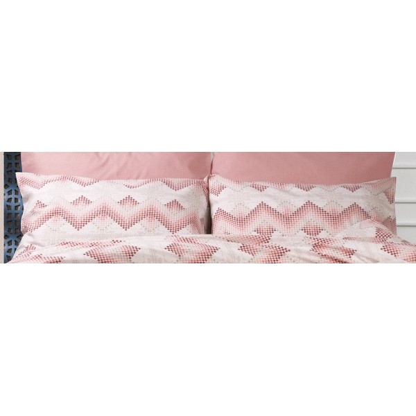 Μαξιλαροθήκη Φάκελος Polycotton 50x70εκ. Πηνελόπη 441 Coral DimCol