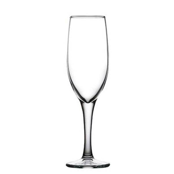 MODA CHAMPAGNE FLUTE TEMPERED 165CC H:18.3CM P/1200 FLX12 | Συσκευασία 12 τμχ