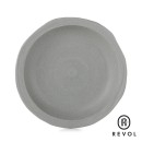 No.W MATT GREY RECYCLAY DEEP PLATE 21CM | Συσκευασία 6 τμχ