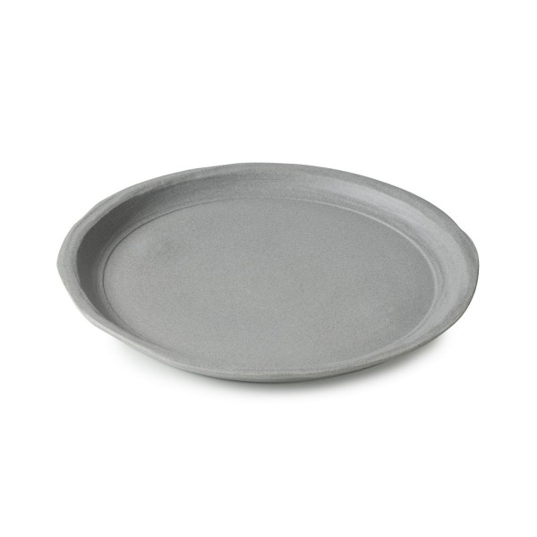 No.W MATT GREY RECYCLAY DESSERT PLATE 21.5CM | Συσκευασία 6 τμχ