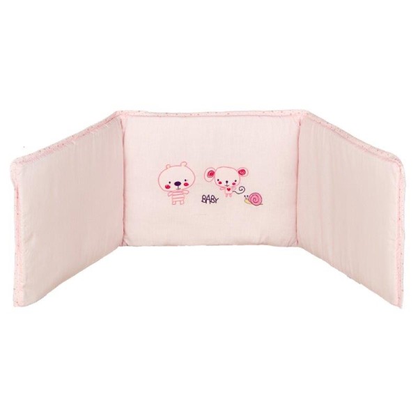 Πάντα Λίκνου Βαμβακερή 32x126εκ. Baby Pink