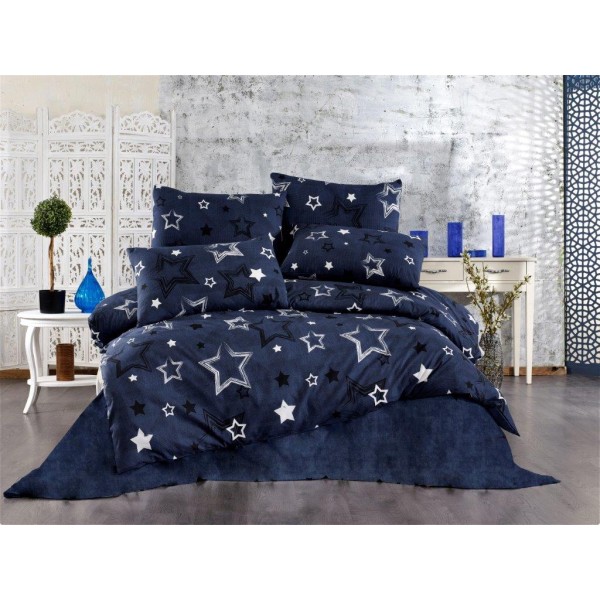 Πάπλωμα Polycotton Μονό 160x240εκ. Γαλαξίας 307 Dark Blue Dimcol