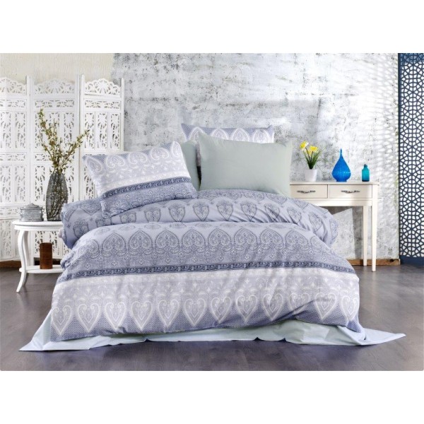 Πάπλωμα Polycotton Μονό 160x240εκ. Ηλέκτρα 360 Grey Dimcol