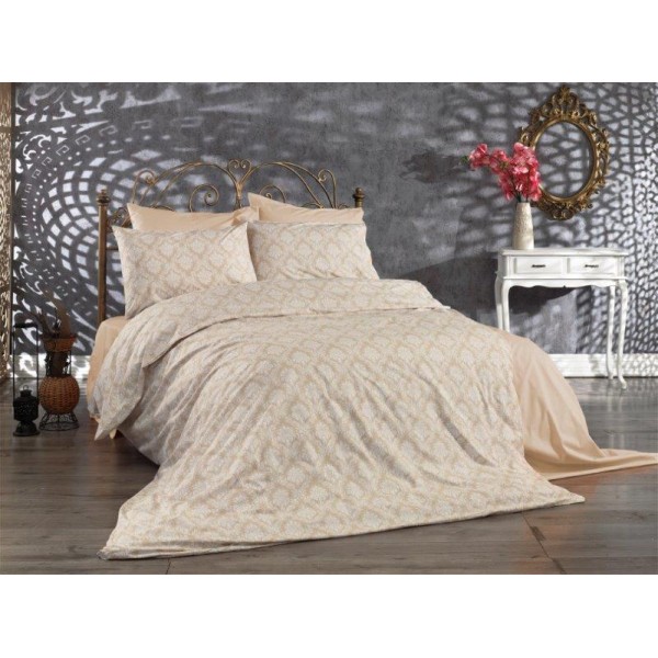 Πάπλωμα Polycotton Μονό 160x240εκ. Οφηλία 275 Beige DimCol