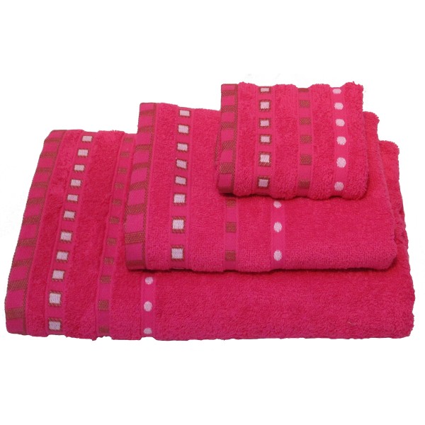 Πετσέτα Βαμβακερή Ζακάρ Χεριών 30x50εκ. Fuchsia Komvos Home 7000011-6