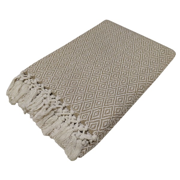 Ριχτάρι Polycotton 190x250εκ. Diamond Beige 7010510-1