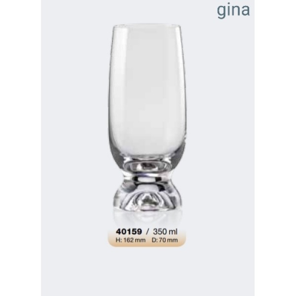 Σετ 6τμχ Ποτήρι Τσεχίας Gina 350ml