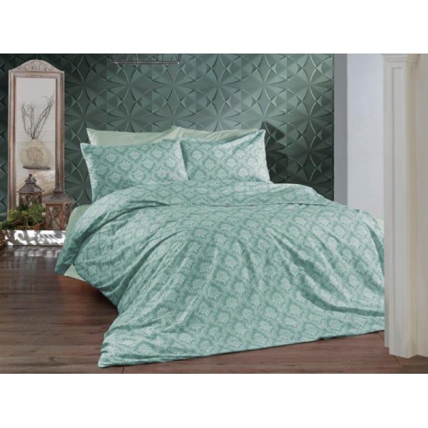 Σετ Σεντόνια Εμπριμέ Polycotton King 240x270εκ. Οφηλία 278 Veraman DimCol