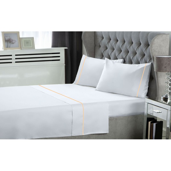 Σετ Σεντόνια Polycotton King 270x300εκ. White Le Blanc 7005967-13