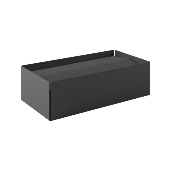 Θήκη Για Χειροπετσέτες Ανοξείδωτη Matt Anthracite 25x13x7,5εκ. Pam & Co 121-113