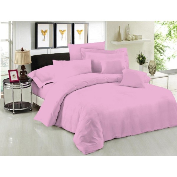 Ζεύγος Μαξιλαροθήκες Polycotton 50x70εκ. Le Blanc Lilac